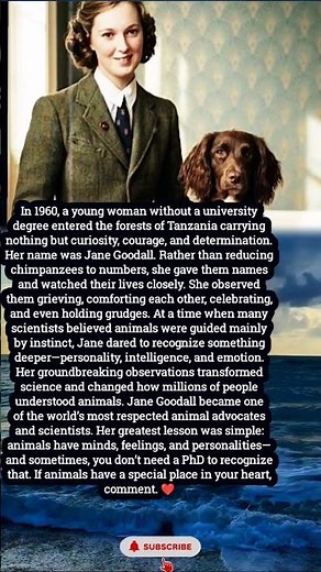 Jane Goodall Changed How the World Sees Animals Forever