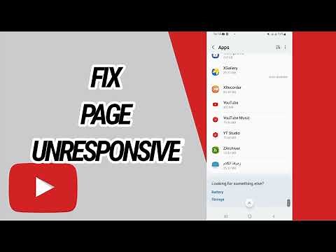 How To Fix And Solve Page unresponsive On Youtube