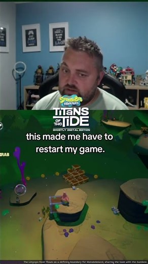 Damn game glitches. #gaming #glitches #spongebob