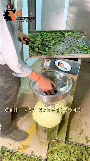 Herbal Leaf Grinding Machine | Best for Tulsi, Neem & Ayurvedic Products#cimachinery