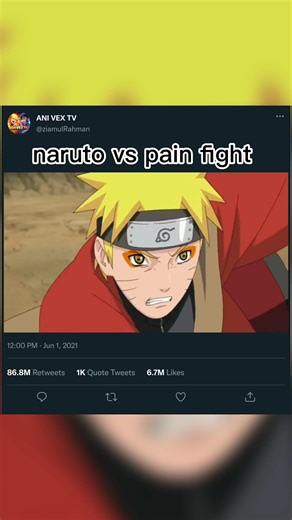 Naruto vs Pain 😱🔥 | Sage Mode Naruto Saves the Leaf! #Shorts