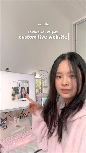 I made my own website with no coding or designing in one afternoon with Claude code 💗