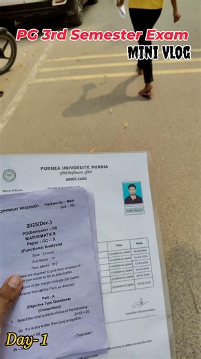Exam time Mini Vlog | Day- 1 | #minivlog #vlog #shorts
