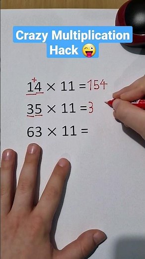 Multiplication Tricks To Make Mathematics Fun and Easy 😉 #math #multiplication #mathtrick