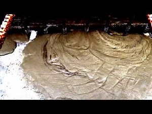 無収縮モルタル試験モックアップ打設状況