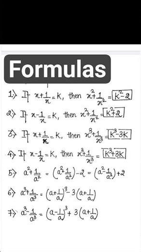 formulas | #algebra ‪@MathandTechbyAR‬ #mathandtechbyar