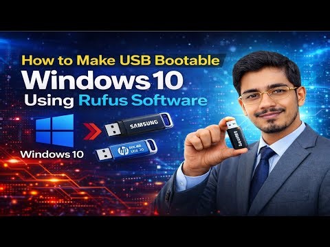 How to Make USB Bootable Windows 10 Using Rufus Software
