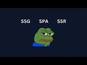 SSG SPA SSR Simply Explained