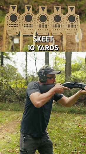 Shotgun ammo comparison at 10 and 20 yards