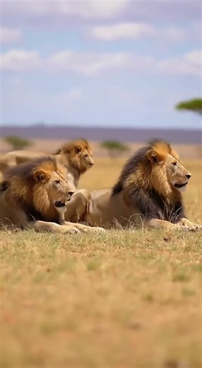 A Wild Boar Wearing a T-Rex Mask Scares Off Lions 😳