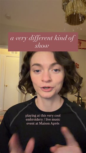 Ginger Winn | Tomorrow I’m playing la vie en rose live for the first time. Not on the internet. Not in a studio. In a room. We’re stitching roses,... | Instagram