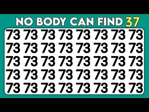 Find The Odd One Out |Test Your Observation Skills | Number & Letter Edition | Easy to Extreme