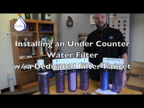 How to Install an Under Counter Water Filter