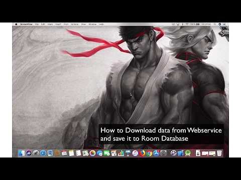Android Kotlin: How to download data from webservice and store in Room DB