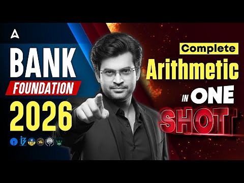 Bank Exams 2026 Arithmetic | Complete Arithmetic in One Shot | Bank Foundation 2026 | By Navneet Sir
