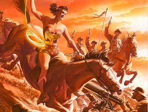 Wonder Woman gallops into her 750th issue with this stirring Alex Ross cover