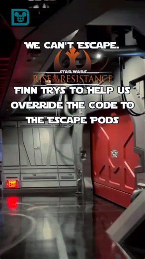 90K views · 899 reactions | Rise of the Resistance doesn’t always run the same way  When things slip out of sync, you’ll sometimes get alternate story moments, like this one, where Finn helps us override the escape pod codes! ✨ There are many other variations too, each changing the story in unexpected ways. #DisneyWorld #StarWars #RiseOfTheResistance #DisneyMagic #wdw #disneyland | Disney World Tom | Facebook