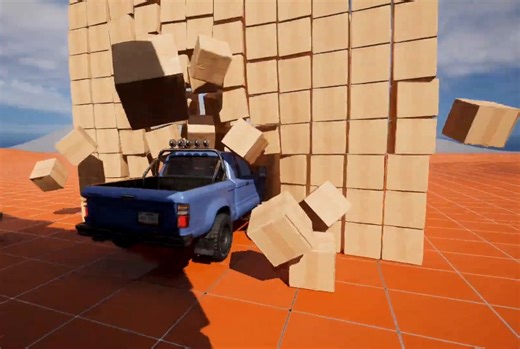 虚幻引擎 5 ! 可驾驶卡车 + 免费下载项目文件 [R-Tune 车辆物理]