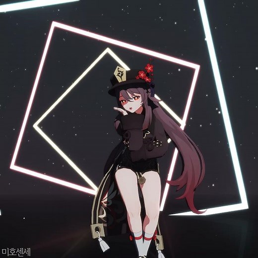 [MMD] 롤린 추는 호두 / Rollin' with Hutao #shorts