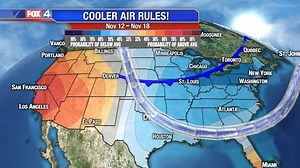 3.2K views · 67 reactions | The weather pattern next week favors cooler than normal temperatures with a strong cold front moving in Sunday night, likely followed by another reinforcing shot of chilly air later in the week. | FOX 4 Weather | Facebook