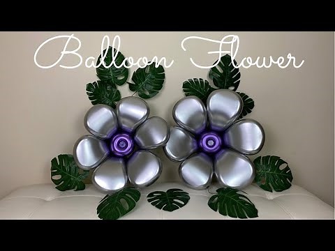 DIY Balloon Flower/How to make Flower Balloon/Balloon Distortion