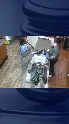 WATCH: Surveillance video captures a woman spitting on an employee at a Wendy's in Long Island on Sept. 8. Authorities said the woman was having an argument over food with employees. | Law&Crime