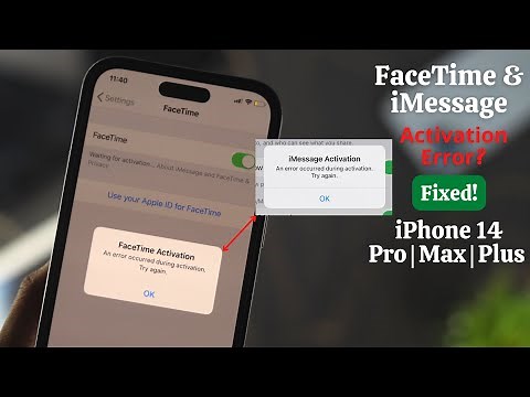 iPhone 14 Pro/Max/Plus: How To Fix iMessage FaceTime Activation Errors!