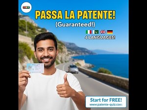 Pass Your Italian Driving Exam 2025 | The Complete Guide (Practice in 4 Languages!)