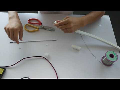 How to cut and connect the led neon flex light