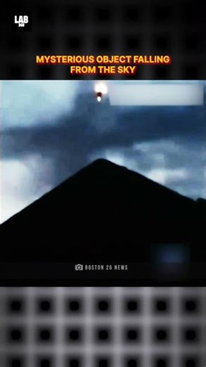 Mysterious UFO Caught On Camera Falling From The Sky #shorts #lab360 #alien