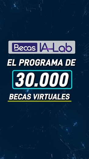 #PUBLICIDAD | "Las Becas IA Lab ya están disponibles. 30 mil cupos virtuales para personas de 30 años en adelante, gracias al #ElNuevoEcuador con la Universidad Santander. #ElNuevoEcuadorCumple | La Calle | Facebook