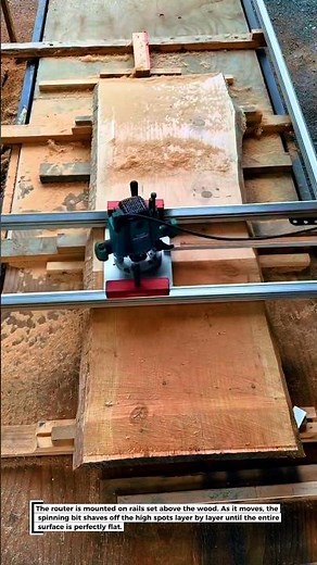 SLAB FLATTENING! Leveling Wood Surfaces with a Router