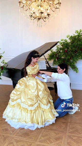 Enchanting Princess Belle Costume by Aleks Ponomareva