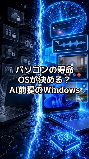 【PC雑学】パソコンの寿命、OSが決める？ AI前提のWindows #IT解説 #WindowsAI #CopilotPlusPC