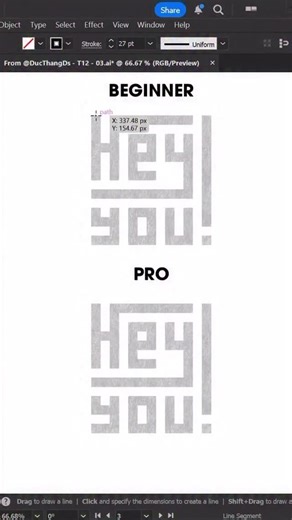 Shahed M Graphic Design on Instagram: "Adobe Illustrator 2025 - Tips to make logo #graphicdesign #design #business #illustrator #dubai"