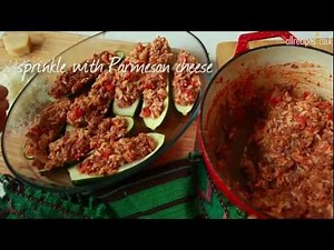 Baked stuffed courgettes recipe - Allrecipes.co.uk