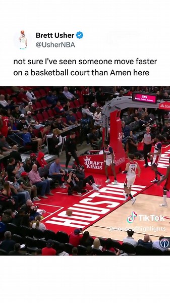 Amen hit a speed power up fr 🤯🔥 (h/t ushernba/X) #nba #amenthompson #basketball #amen #hooper