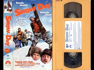 Opening to Snow Day (US VHS; 2000)