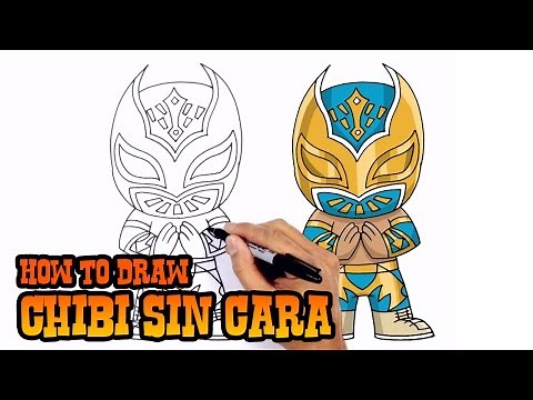 How to Draw Sin Cara | WWE