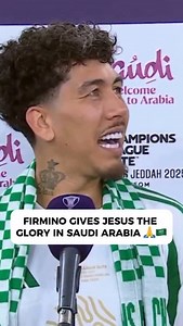 After become champions @roberto_firmino gave all the glory to Jesus post game in an interview. Comment Amen if you love to see it #BallersinGod | Ballers In God