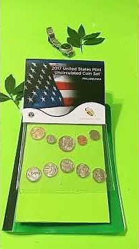 2017 United States Mint uncirculated coin set Philadelphia beautiful collection yes.