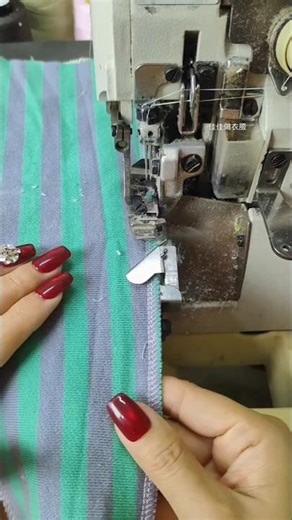 Overlock machine anti-rolling and anti-cutting gauge "Sewing Daily Life" Sewing Tips Garment Factory