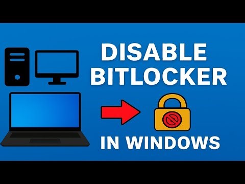 Learn to disable BitLocker on PC Laptop || Learn to remove BitLocker from PC/Laptop in an easy way!