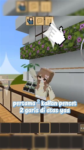 tutorial apa lagi ya (＾ｖ＾) #minecraft #estetik #tutorial