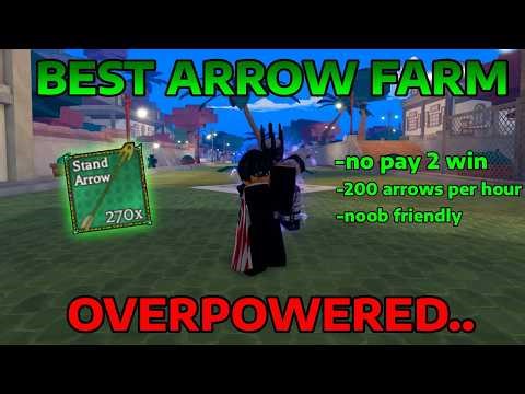 The BEST Stand Arrow Farm Method in Bizarre Lineage! (OVERPOWERED..)