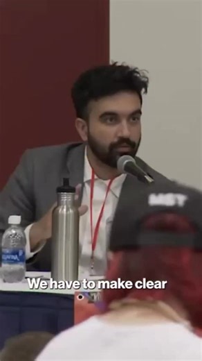 Zohran Mamdani: “We have to make clear that when the boot of the NYPD is on your neck, it’s been laced by the IDF.” September, 2023. | Betar US