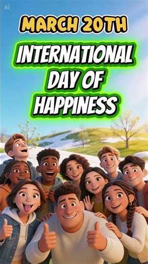International Day of Happiness (March 20th) #InternationalDayOfHappiness #ChooseHappiness