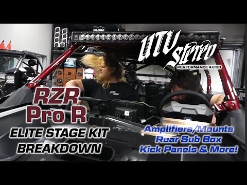 FIRST EVER 2022 RZR Pro R Ultimate Loaded with a UTV Stereo Elite Kit!