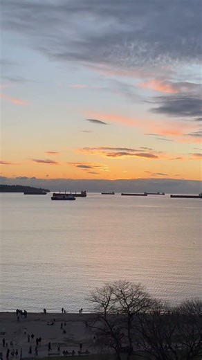 Beautiful Sunset at English Bay, Vancouver, Canada 🇨🇦
