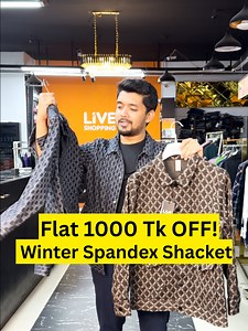 Modern Fit, Maximum Comfort – Exclusive Winter Shacket | Flat 1000 Tk OFF! যে কোনো আউটলেটেই পাবেন.. 8809613111333 #WinterCollection #Shacket #WinterFashion #WinterOutfit #WinterWear #ShacketStyle #JacketShirt #WarmOutfit | Live Shopping Mohammadpur